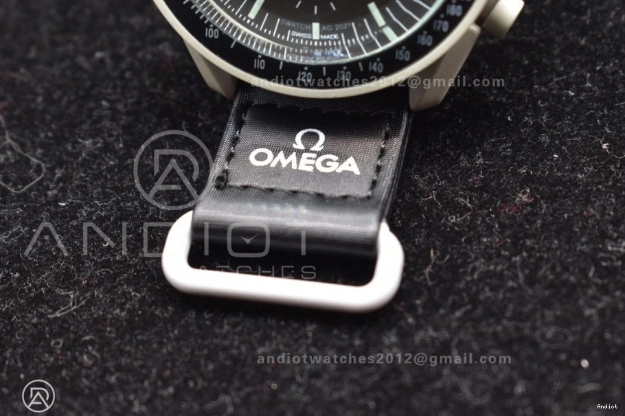 Bioceramic Strap Nylon Moon on Mission The Quartz Swatch Omega to Moonwatch x 0108